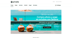 Desktop Screenshot of es.privalia.com